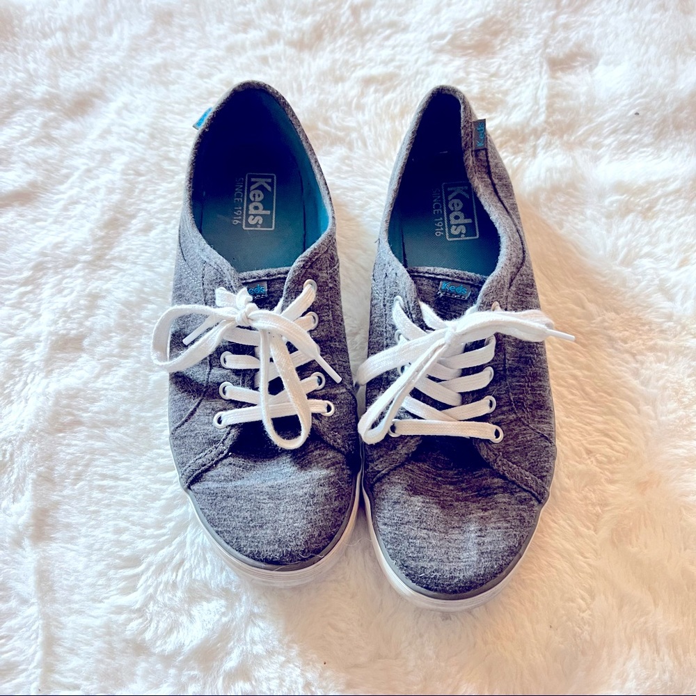 Grey Jersey Keds